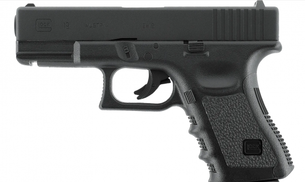 GLOCK 19, 6 mm BBs, CO₂, < 2,0 J